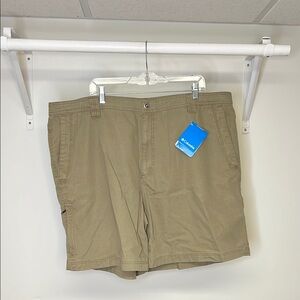 NWT Big & Tall Columbia Men's Tan Ultimate‎ ROC Shorts- 46